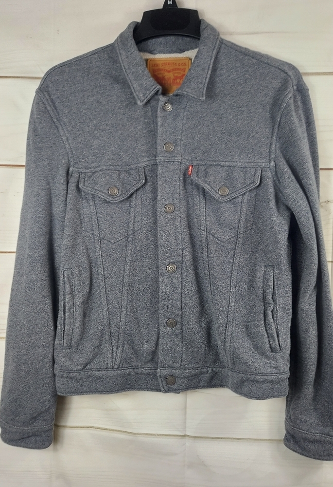 Levi's Softshell Jacket Buttons ,Size Medium - image 1